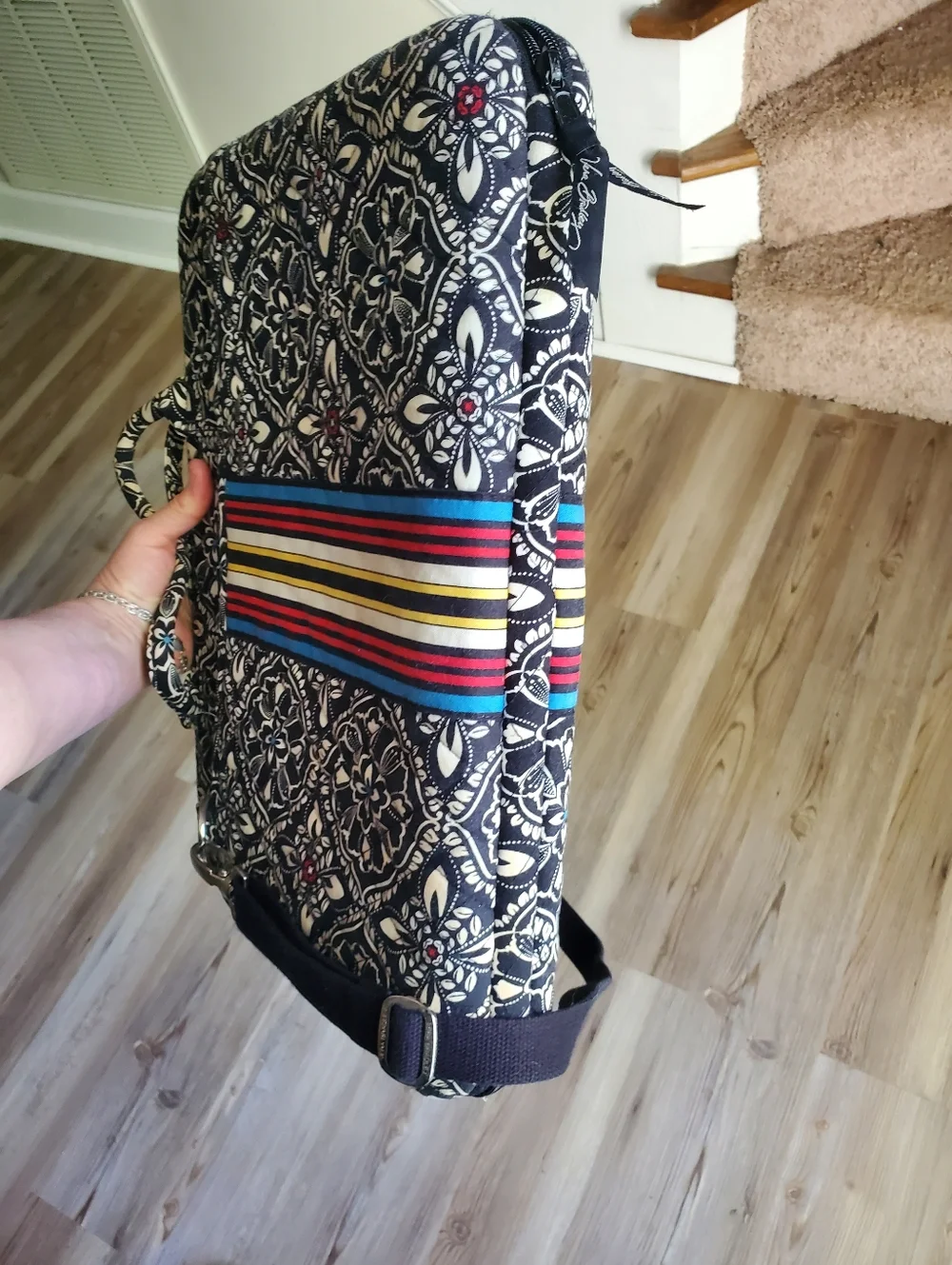 Vera Bradley hard shell laptop case in the retired 